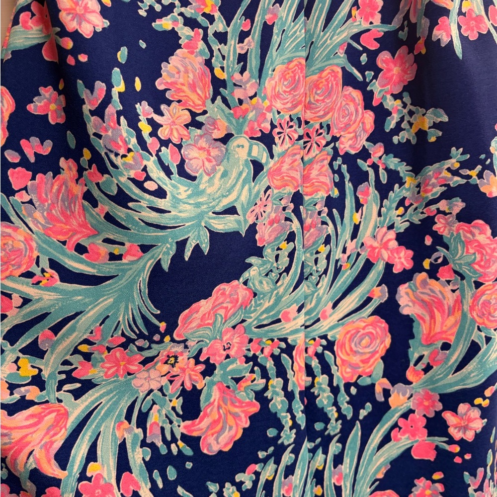 Lily Pulitzer Floral Dress in Blue‎ and Pink S - Picture 8 of 12
